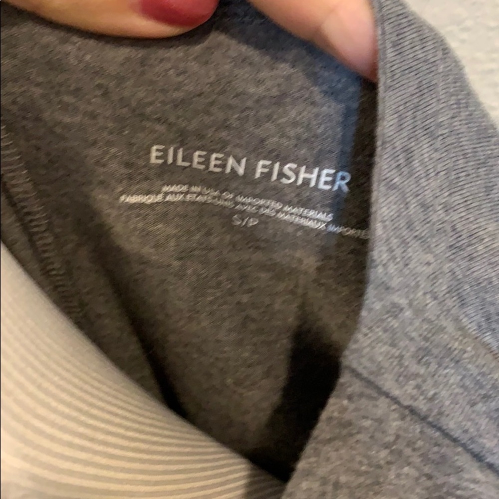 Eileen Fisher gray tunic - Picture 3 of 5